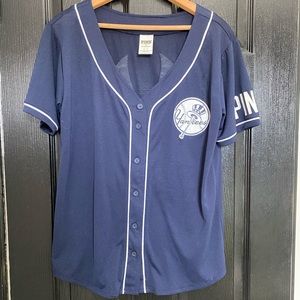 PINK! LIMITED EDITION NY Yankees S/S Jersey